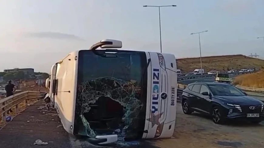 İstanbul'da Yolcu Otobüsü Devrildi: 4 Can Kaybı, 26 Yaralı
