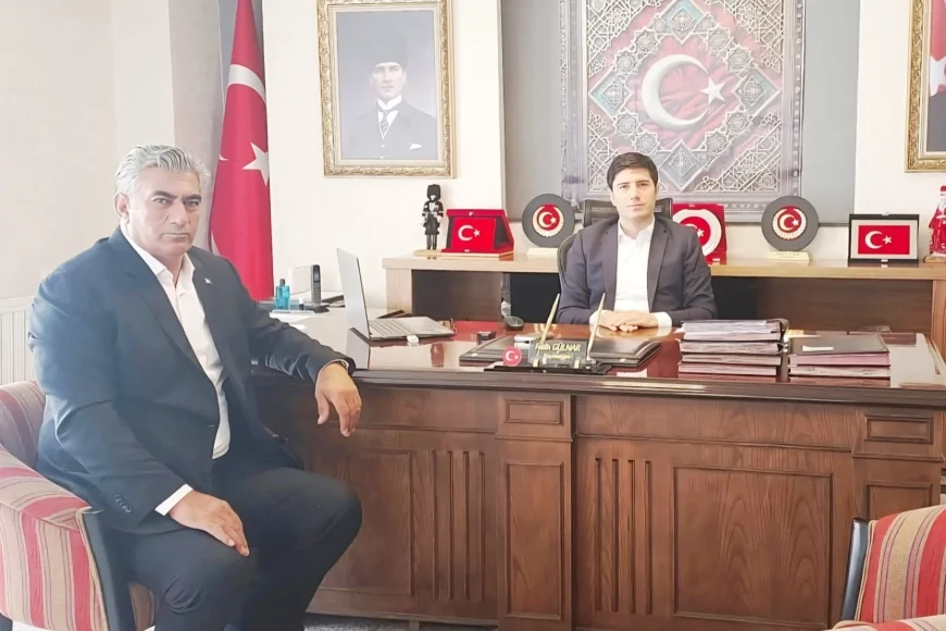 AK Parti Aralık İlçe Başkanı Paşa Şeyran’dan Kaymakam Fatih Günnar’a Ziyaret
