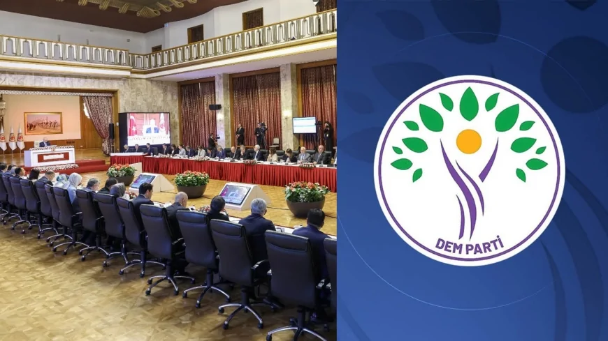Komisyon toplantısında ayrılan DEM Partililer: Barışın diline dikkat çekmek üzere ayrıldık