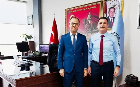 Iğdır Havalimanı Müdürü Fikret Bağca’dan KOOP-İŞ Başkanı Suat Yaşar’a Teşekkür