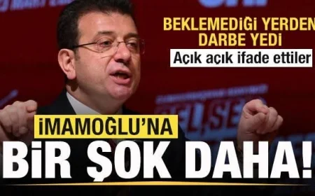 Ekrem İmamoğlu'na bir şok daha! Beklemediği yerden darbe yedi! Açık açık ifade ettiler