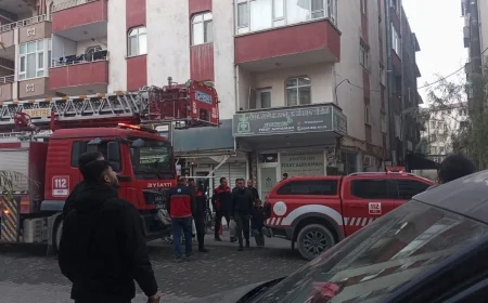 Çatı Katında Yakılan Mangal İtfaiyeyi Harekete Geçirdi