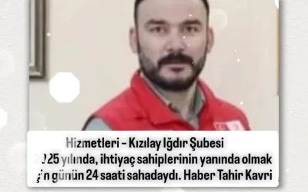 Kızılayın Hizmetleri – Kızılay Iğdır Şubesi 2025 yılında, ihtiyaç sahiplerinin yanında olmak için günün 24 saati sahadaydı