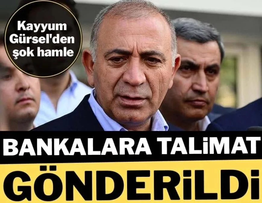 Kayyum Gürsel Tekin 'erişim' talep etti: Bankalara talimat gitti