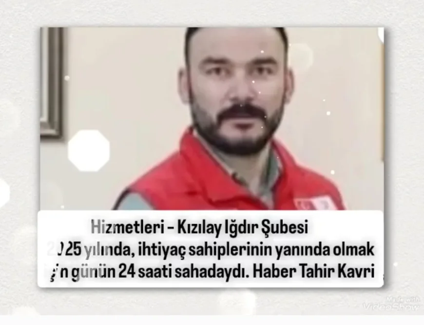 Kızılayın Hizmetleri – Kızılay Iğdır Şubesi 2025 yılında, ihtiyaç sahiplerinin yanında olmak için günün 24 saati sahadaydı