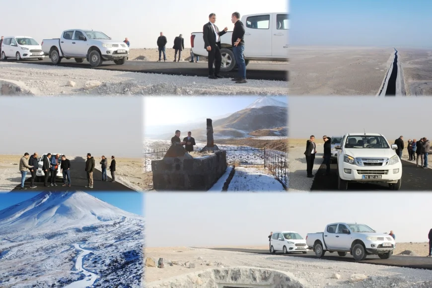 Ağrı dağı yolu turizmi canlandıracak Ağrı Dağı’nda turizm ve güvenliği artıracak yol projesinin üçüncü etabı tamamlandı.