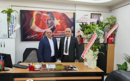 Esnaf ve Sanatkârlar Kredi ve Kefalet Kooperatifi Müdürü Ercüment Güngören’den Tebrik Ziyareti