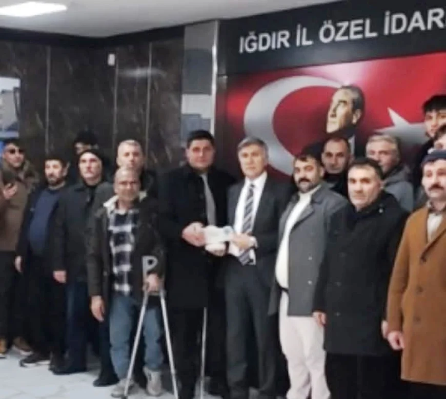 Iğdır’da Anlamlı Ziyaret: Burukan Derneği’nden Genel Sekreter Ferhat Akkuş’a Hayırlı Olsun