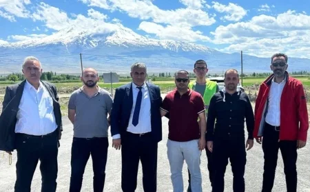 AK Parti Aralık İlçe Başkanlığı Çalışmaları Yerinde İnceledi