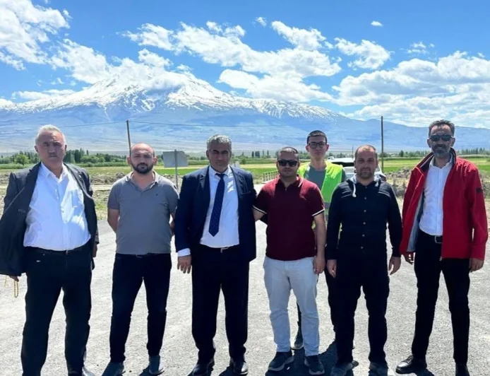 AK Parti Aralık İlçe Başkanlığı Çalışmaları Yerinde İnceledi