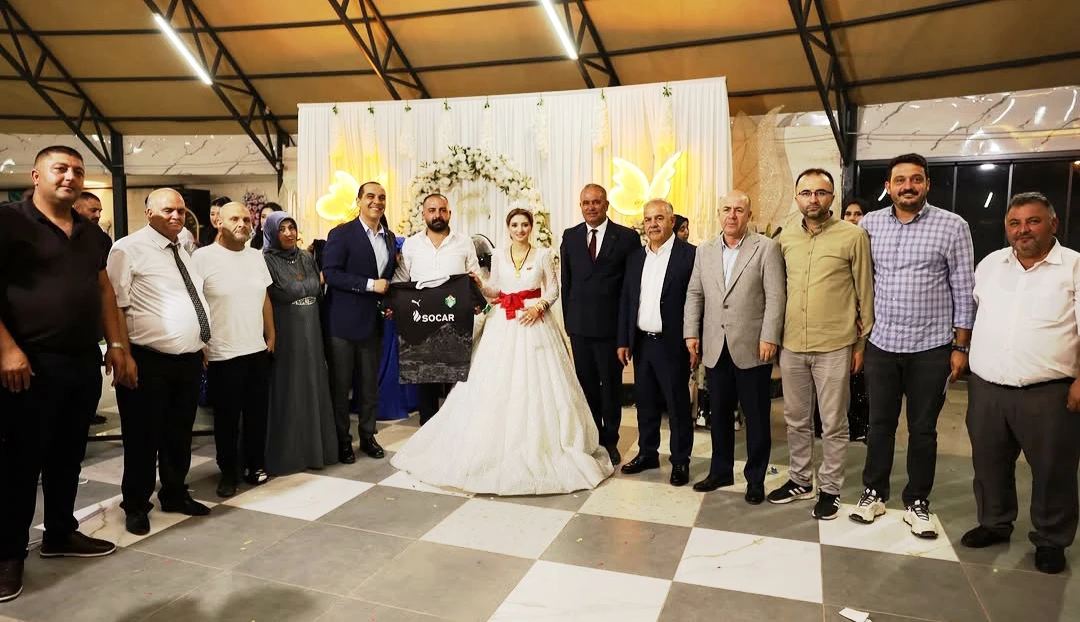 IĞDIR'DA ANLAMLI DÜĞÜN TÖRENİNE PROTOKOLDEN YOĞUN KATILIM