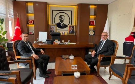 TARSİM Erzurum Bölge Müdürü Akyüz’den İl Tarım ve Orman Müdürü Tıngış’a Ziyaret