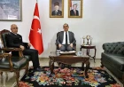 IĞDIR DOĞA KORUMA VE MİLLİ PARKLAR ŞUBE MÜDÜRÜ AZİZ DURAK, VALİ M. FIRAT TAŞOLAR’I ZİYARET ETTİ